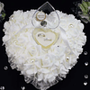 1peça Caixa de Armazenamento de Anel Decoração de flores Em forma de coração