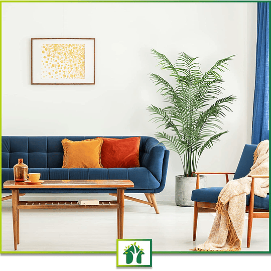 Planta artificial Areca palmeira grande 190 cm árvore artificial plástico interior e exterior casa sala de estar quarto varanda moderna decorativa (2 pacotes)