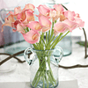 20 peças de liga artificial Lily Lataex Toque Real Buquê de Flores flor de seda artificial para casamento nupcial decoração de casa
