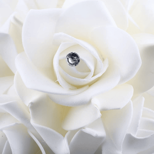 Buquê de noiva, flores artificiais casamento flores, flores de seda artificial dama de honra bouquet de casamento noiva de celebração de flores rosa, ramo de noiva para noiva român...
