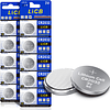 CR 2032 - Pilhas de botão de lítio (10 unidades, 3 V, CR2032)