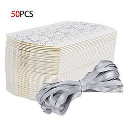 Caixas de presente de casamento, caixa de papel para doces, caixa de presente de festa, caixas de presente de papel, embalagem de 50 Estilo 2.