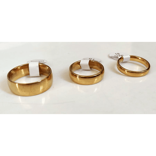 36 pcs/lot alta largura polida 4mm 6mm 8mm anéis de aço inoxidável liso para homem mulher simples placa de ouro jóias de casamento