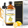 Óleos essenciais de limão de 118 ml, óleo essencial 100 % limão naturais de grau terapêutico, óleos essenciais para humidificador, perfeitos para aromaterapia, massagem, casa...
