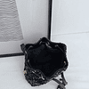 Saco de balde Mini Decoração de lantejoulas Design de cordão Cadeia