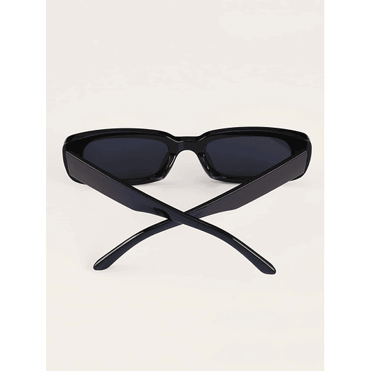1 par Óculos de sol com armação irregular acrílico