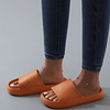 Sandálias mulher minimalista banda única sandalias