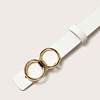 4pcs duplo o-ring com fivela de cinto