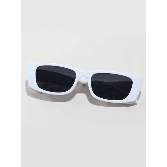 1 par Óculos da moda quadrado moldura de acrílico preto