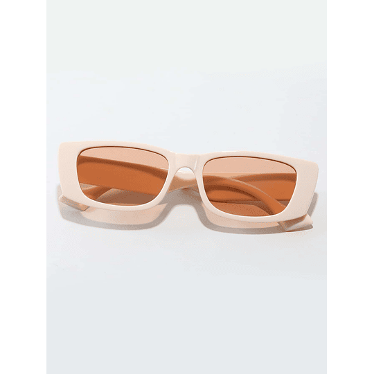 1 par Óculos da moda quadrado moldura de acrílico preto
