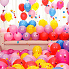 102peças Conjunto de Balões Cor aleatória