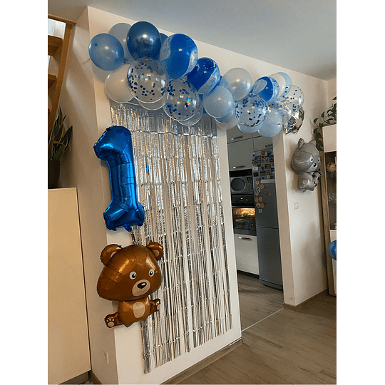 Balão decorativo látex moderno cor misturada para festa