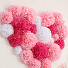 10 peças de flor de papel decorativo