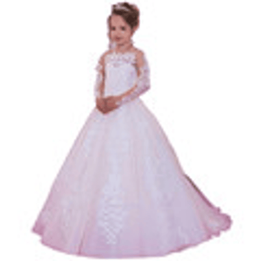 Conjunto de 2 Acessórios de casamento crianças meninas anágua vestido de baile longo crinolina saia