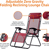 Cadeira gravidade zero, bordô