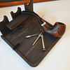 Cachimbo e suporte de tabaco personalizados, 3 cachimbos, ferramenta de limpeza de cachimbo com colher e escova, cachimbo especial gravado, presente de padrinhos