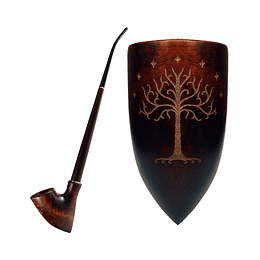 Cachimbo de fumo de tabaco de 13,2&quot; tipo &quot;Churchwarden&quot; | Cachimbos para filtro de 9mm - (33cm)