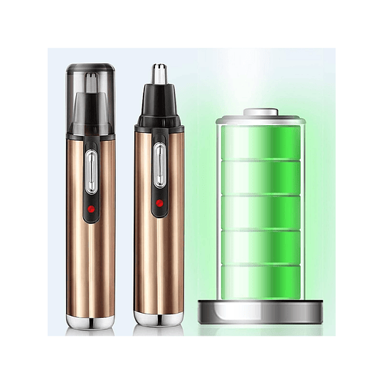1 Peça 12.7cm Alumínio Metálico Elétrico Bateria Tipo Sobrancelhas Barbeador Aparador De Cabelo Do Nariz