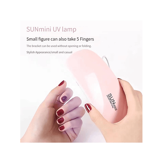 1 Peça Rosa Manicure Mouses Luz Mini Usb Terapia De Luz Máquina Lixador De Unha Cola Secagem Cozimento Lâmpada Liderada Portátil Terapia De Luz Lâmpada