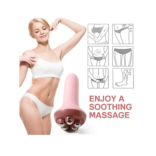 Massageador Abdominal Macio - Massageador De Bola Portátil Wuzhu - Massageador Universal De Corpo Inteiro - Adequado Para Uso Em Todo O Corpo Com Óleos Essenciais Para Maior Eficác...