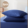 LongNap 1 peça de fronha simples extremamente macia, roupa de cama leve com uma sensação de suavidade, com Fecho de Envelope