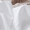 2 peças sólido Fronha de travesseiro sem branco suave elástico roupa de cama Fronha de travesseiro para doméstico