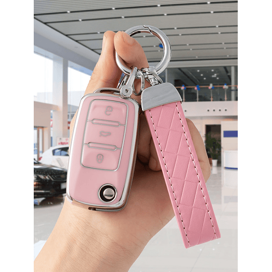 1 conjunto Porta-chaves do carro & Chaveiros Compatível com Volkswagen