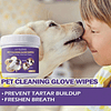 50 Peças Luvas De Limpeza Suave Para Dentes E Gomas Para Animais De Estimação, Removem Tártaro E Odor