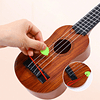 1peça abs vintage imitação de grão de madeira instrumento musical para principiante