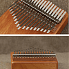 1 peça 17 chaves Kalimba polegar piano de alta qualidade madeira mbira corpo instrumentos musicais com livro de aprendizagem presente de piano kalimba