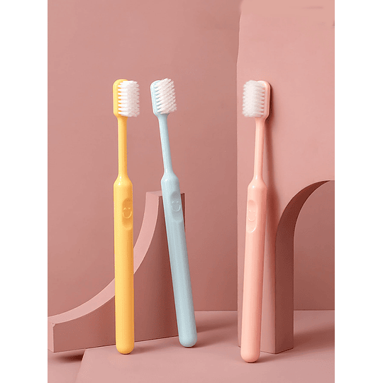 Limpeza Profunda Escova Dental , 3Peças Pp Suave Oral Ferramenta Manual Dente Pincéis Kit Com Caixa De Armazenamento Para Família Casal