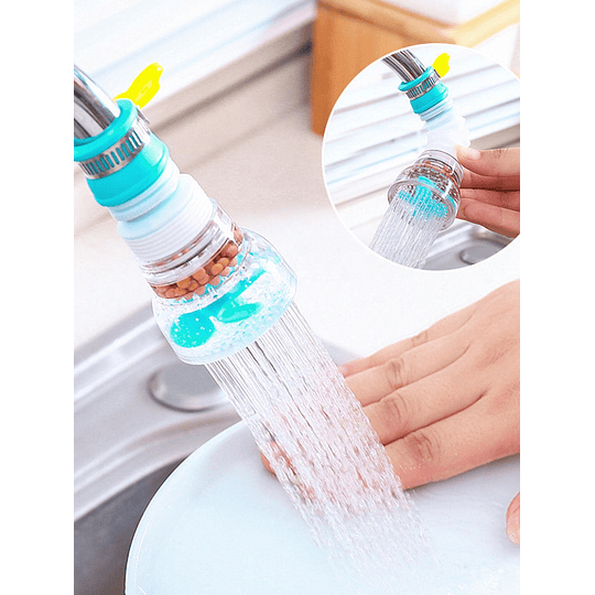 1peça Filtro de torneira prova de agua cor aleatória