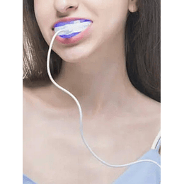 1 Peça Abs Higiene Oral Moderno Branco Clareamento Dos Dentes Lâmpada Para Casa