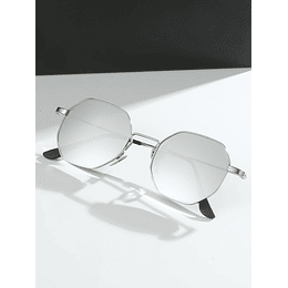 1 Par Homens Irregular Moldura Geométrica Óculos Da Moda Para Vida Diária