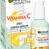 Soro facial iluminador e anti-manchas 2 em 1, com 20% de vitamina C e FPS25, não oleoso, clinicamente testado, 50 ml