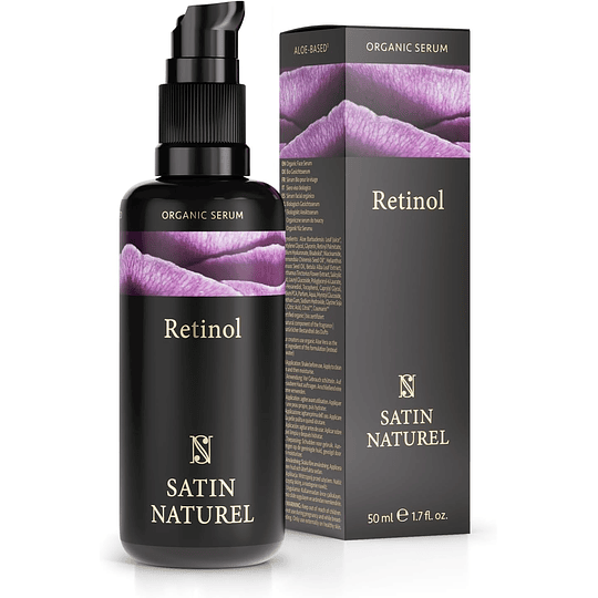 Sérum Facial Retinol Puro para o rosto - VEGAN 100ml - Antimanchas e Antirrugas - Contorno de Olhos e Rosto - Niancinamida + Ácido Hialurônico - Sistema de Liberação de 3-Retinol