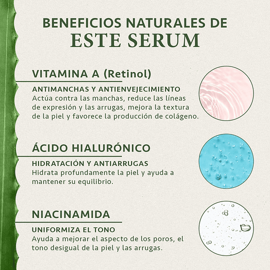 Sérum Facial Retinol Puro para o rosto - VEGAN 100ml - Antimanchas e Antirrugas - Contorno de Olhos e Rosto - Niancinamida + Ácido Hialurônico - Sistema de Liberação de 3-Retinol