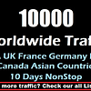 10000 Tráfego Web para o url ou link do seu sítio Web