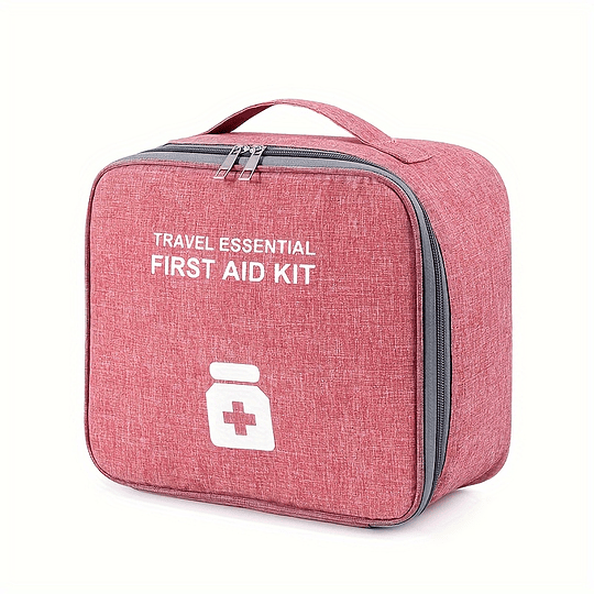 Bolsa médica portátil para casa, tamanho grande, armazenamento doméstico, bolsa de medicamentos para emergências médicas, caixa de armazenamento pessoal de comprimidos, 1 peça