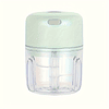 Mini picador de alho elétrico 100/250ml, moedor de carne usb, máquina trituradora de alho, resistente, durável, esmagado, gengibre, vegetais, utensílios de cozinha