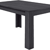 Mesa de sala de jantar extensível, mesa de sala de estar ou cozinha, acabamento em carvalho canadense, modelo Kendra, medidas: 140 - 190 cm (comprimento) x 90 cm (largura) x 78 cm...