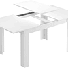 Mesa de sala de jantar extensível, mesa de sala de estar ou cozinha, acabamento em carvalho canadense, modelo Kendra, medidas: 140 - 190 cm (comprimento) x 90 cm (largura) x 78 cm...