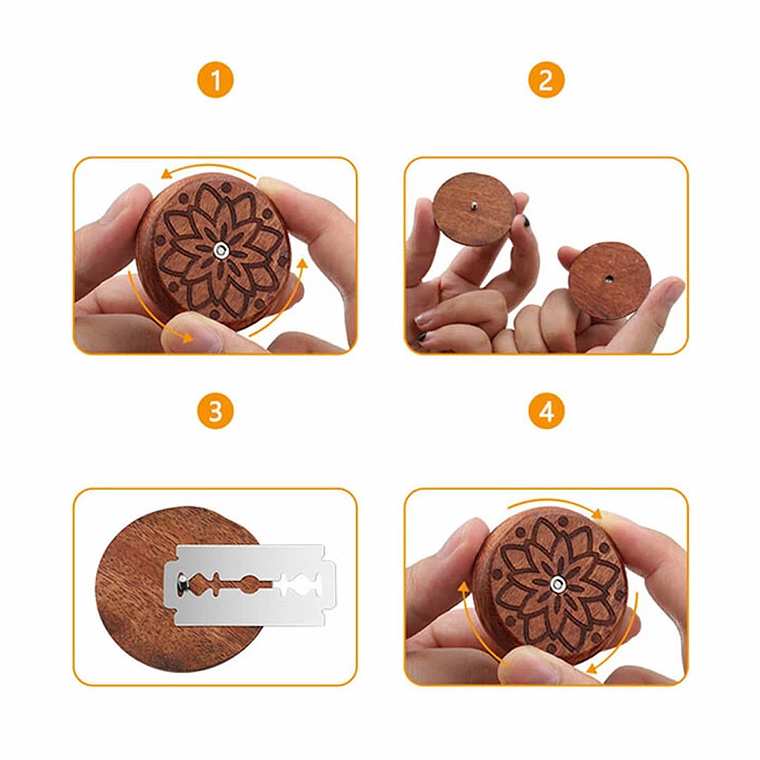 Greñador Versátil con Mango Redondo de Madera 5