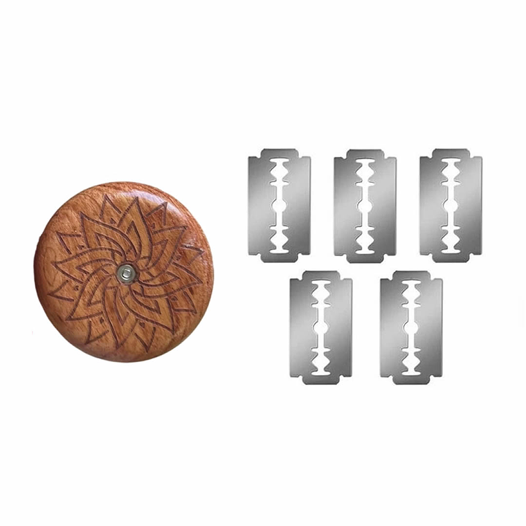 Greñador Versátil con Mango Redondo de Madera 2