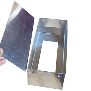 Molde Rectangular Desmontable para pan 10x25x7cms