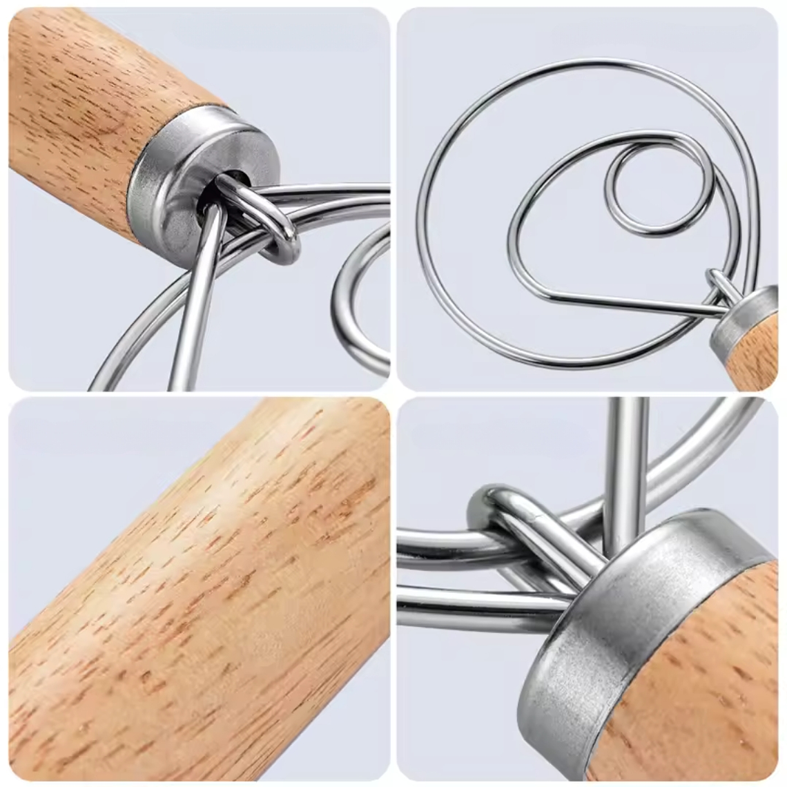 Batidor Danés de Madera 25 cm 2