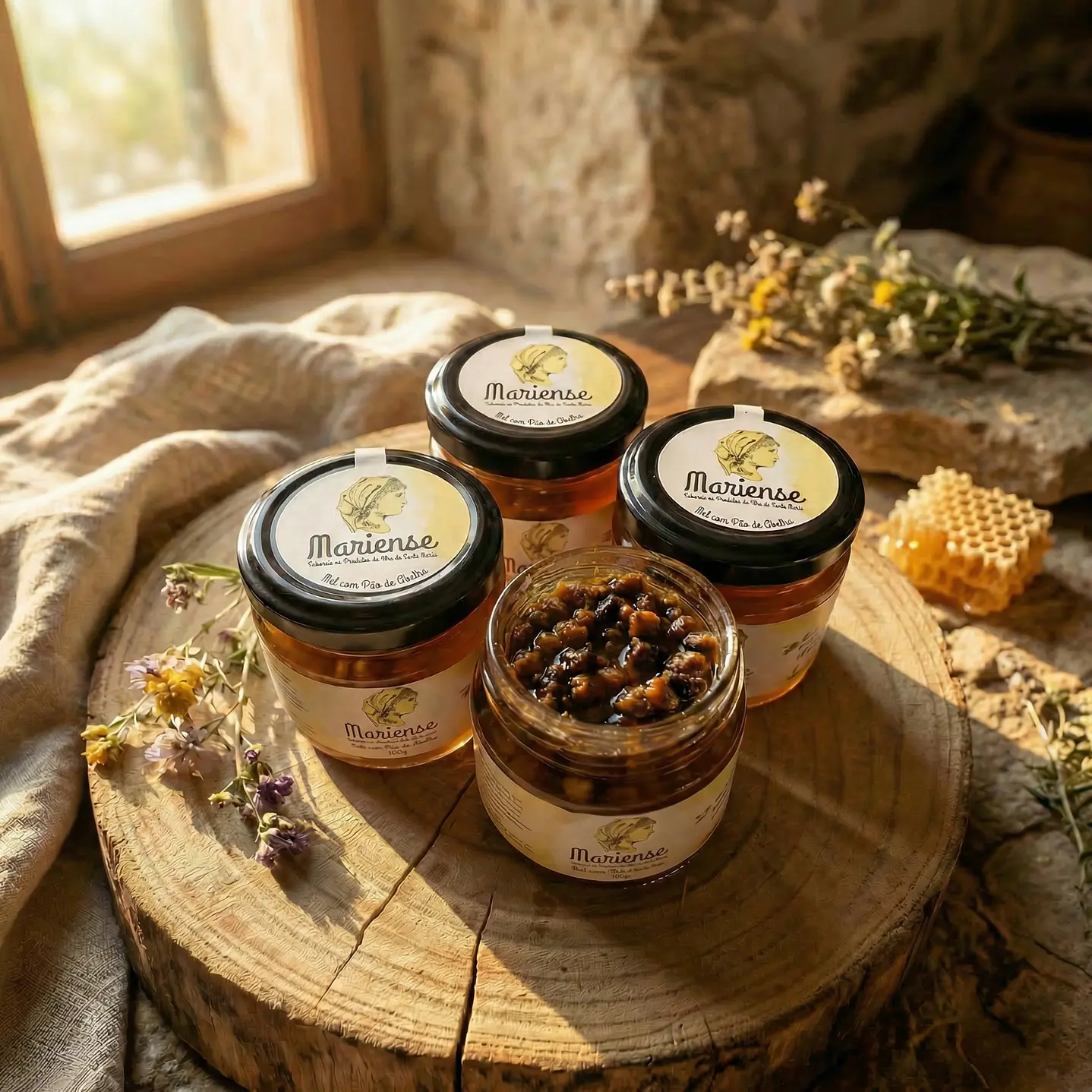 Mel com Pão de Abelha dos Açores 1