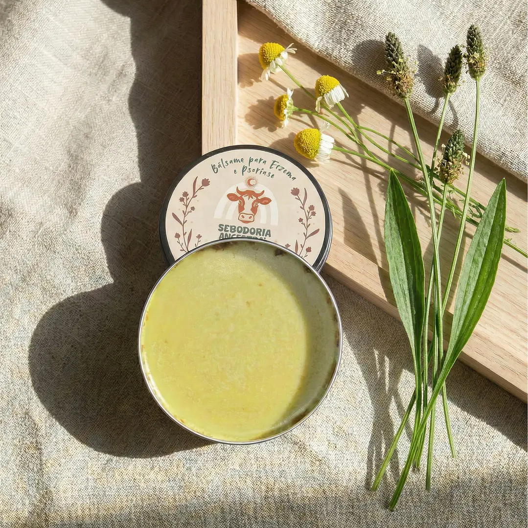Bálsamo de Sebo Bovino para Eczema & Psoríase 1