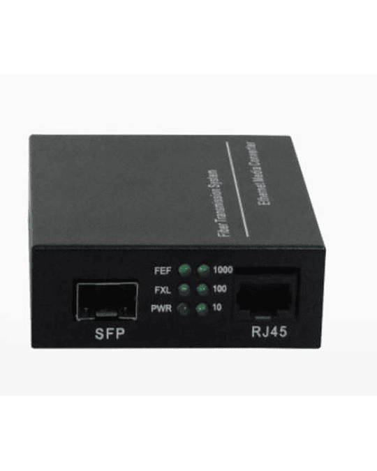 EUROLAN 1-SFP 1-1000-RJ45 Gigabit Media Converter 5-18VDC inc-12VDC