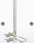 L-COM 5,8GHz 5725-5850MHz 12dBi 6º Antena Omnidireccional N-Hembra